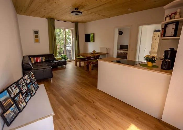 Appartement Fewo/ 10 / 2 Schlafzimmer / Terrasse / Seilbahn Blick Rüdesheim am Rhein